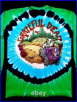 Grateful Dead Shirt T Shirt Vintage 1995 Summer Vermont VT Highgate Cow CP GDM L