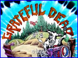 Grateful Dead Shirt T Shirt Vintage 1995 Summer Vermont VT Highgate Cow CP GDM L