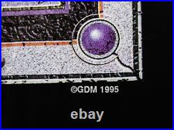 Grateful Dead Shirt T Shirt Vintage 1995 Tour Stone Roses Black GDM NFA XL New