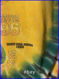 Grateful Dead Shirt T Shirt Vintage 1996 Lithuania Basketball Olympics NBA XL