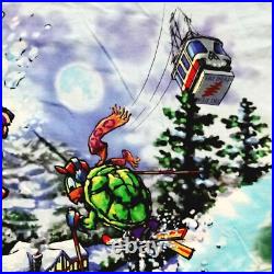 Grateful Dead Shirt T Shirt Vintage 1996 Ski Skiing Snow Bear Tie Dye GDM XL New