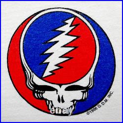 Grateful Dead Shirt T Shirt Vintage 1996 Steal Your Face Stats 1965 1995 GDM XL
