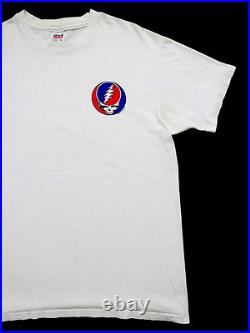 Grateful Dead Shirt T Shirt Vintage 1996 Steal Your Face Stats 1965 1995 GDM XL
