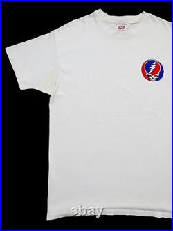 Grateful Dead Shirt T Shirt Vintage 1996 Steal Your Face Stats 1965 1995 GDM XL