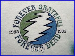 Grateful Dead Shirt T Shirt Vintage 1997 Forever Dancin' 1965 1995 Tie Dye GDM L
