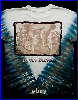 Grateful Dead Shirt T Shirt Vintage 1997 Forever Dancin' 1965 1995 Tie Dye GDM L