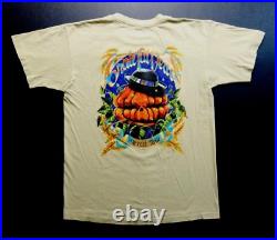 Grateful Dead Shirt T Shirt Vintage 1998 Harvest Tour Halloween Pumpkin Hat GD L