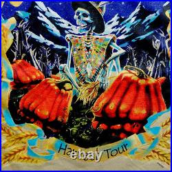 Grateful Dead Shirt T Shirt Vintage 1998 Harvest Tour Halloween Pumpkin Hat GD L