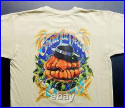 Grateful Dead Shirt T Shirt Vintage 1998 Harvest Tour Halloween Pumpkin Hat GD L