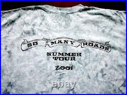 Grateful Dead Shirt T Shirt Vintage 2001 Tour Bob Weir So Many Roads GDP XL