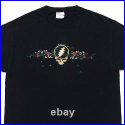 Grateful Dead Shirt T Shirt Vintage 2002 Steal Your Face Love Skull Roses GDP L