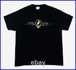 Grateful Dead Shirt T Shirt Vintage 2002 Steal Your Face Skull Roses Love GDP L