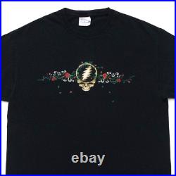 Grateful Dead Shirt T Shirt Vintage 2002 Steal Your Face Skull Roses Love GDP L