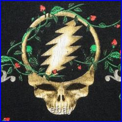 Grateful Dead Shirt T Shirt Vintage 2002 Steal Your Face Skull Roses Love GDP L