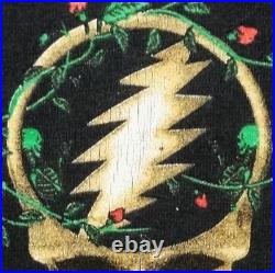 Grateful Dead Shirt T Shirt Vintage 2002 Steal Your Face Skull Roses Love GDP L