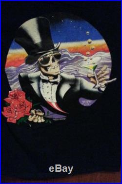 Grateful Dead Shirt T Shirt Vintage ORIGINAL RARE1987 Mouse NYE GDP Large EXCEL