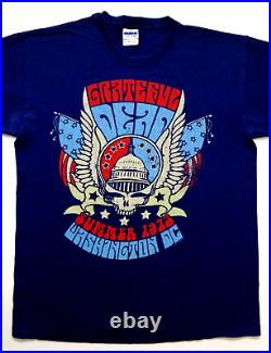 Grateful Dead Shirt T Shirt Washington DC US Capitol RFK 1973 Summer 2009 GDP M