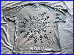 Grateful Dead Shirt Vintage 1990 Spiral Skeleton Tie Dye AOP 90s Jerry Garcia