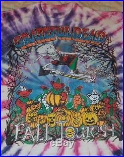 Grateful Dead Shirt Vintage 1994 Fall Tour Autumn XL