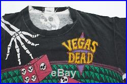 Grateful Dead Shirt Vintage LAS VEGAS 1992 Concert Tour T-shirt All Over 90s XL