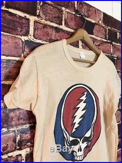 Grateful Dead Shirt Vintage Tshirt 1976 Skull Steal Your Face Promo 1970s Rare
