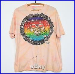 Grateful Dead Shirt Vintage tshirt 1980 Mikio Kennedy Tie Dye Skull tee 1980s