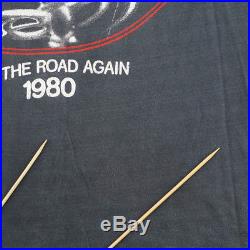 Grateful Dead Shirt Vintage tshirt 1980 On The Road Again Tour Jerry Garcia Rock