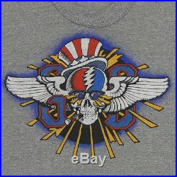 Grateful Dead Shirt Vintage tshirt 1982 Winged Skull concert tee Original 1980s