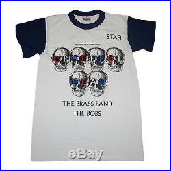 Grateful Dead Shirt Vintage tshirt 1985 Bill Graham Presents Brass Band Bobs 80s