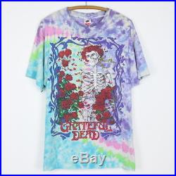 Grateful Dead Shirt Vintage tshirt 1990 25th Anniversary Tie Dye Skeleton 90s