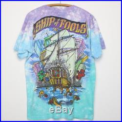 Grateful Dead Shirt Vintage tshirt 1993 Ship Of Fools All Over Print Psychedelic