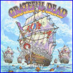 Grateful Dead Shirt Vintage tshirt 1993 Ship Of Fools All Over Print Psychedelic