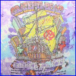 Grateful Dead Shirt Vintage tshirt 1994 Summer Tour All Over Print Ship Of Fools