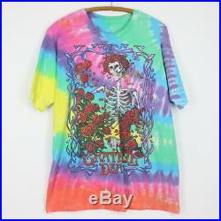 Grateful Dead Shirt Vintage tshirt 1995 Rainbow Tie Dye Bob Weir Jerry Garca 90s
