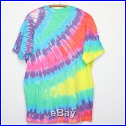 Grateful Dead Shirt Vintage tshirt 1995 Rainbow Tie Dye Skeleton Jerry Garcia