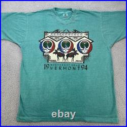 Grateful Dead Shirt XL Vermont North East Dead 1994 Vintage Single Stitch Moose