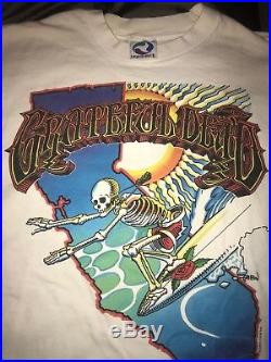 Grateful Dead Shirt rare vintage GENUINE 93' West Coast Tour Rick Griffin XL