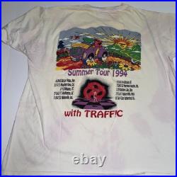 Grateful Dead Size XL Summer Tour 1994 with Traffic T-shirt Vintage