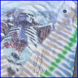 Grateful Dead Skiing Skeleton By R. Biffle 1997 Long Sleeve Tee Vintage XL