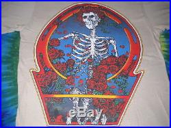 Grateful Dead Skull Roses Alton Kelley Stanley Mouse Vtg. Concert T-shirt 1980-s