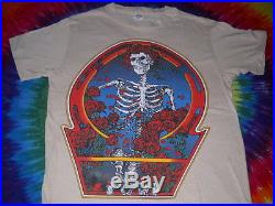 Grateful Dead Skull Roses Alton Kelley Stanley Mouse Vtg. Concert T-shirt 1980-s
