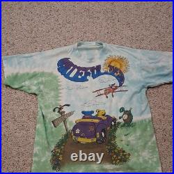 Grateful Dead Spring Tour Tie-Dye Single Stitch Graphic T-Shirt ©1992 GDM, Inc