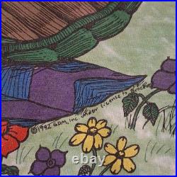 Grateful Dead Spring Tour Tie-Dye Single Stitch Graphic T-Shirt ©1992 GDM, Inc