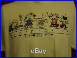 Grateful Dead Summer Tour 1990 E. C. R. B. Vintage T-shirt White XL
