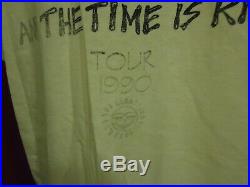 Grateful Dead Summer Tour 1990 E. C. R. B. Vintage T-shirt White XL