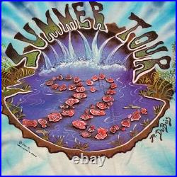 Grateful Dead Summer Tour 1992 Brand New! Tie Dye Tee Shirt Authentic Vint