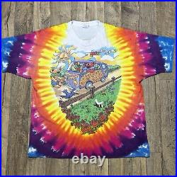 Grateful Dead Summer Tour 1994 Tie Dye Vintage Shirt Men's XL 90s