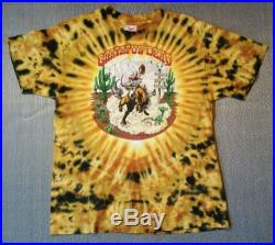 Grateful Dead T-Shirt 1991 Summer Tour Cowboy Bronco Horse Tie Dye 91 L 42-44