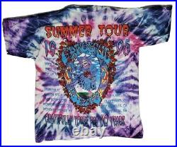 Grateful Dead T-Shirt Adult XL Summer Tour 1995 Vintage Tie-Dye 30th Anniversary