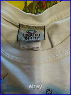 Grateful Dead T Shirt Liquid Blue Vintage 1994 Summer Tour XL Extra Large Hippie